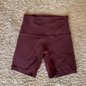 lululemon Align™ High-Rise Short 6" Cassis Color size 4